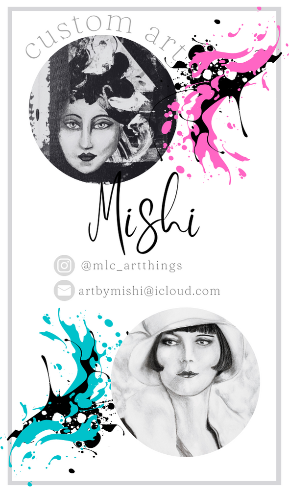Art by Mishi business card